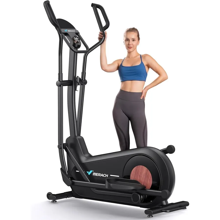MERACH E27 - Crosstrainer mit 47 cm Schrittlänge, ohne Steckdose