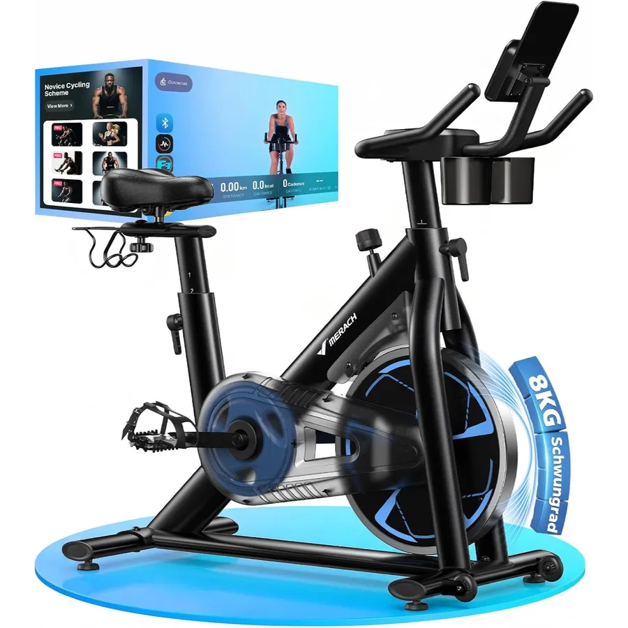 MERACH S36 - Heimtrainer mit 8-kg-Schwungrad und Magnetwiderstand
