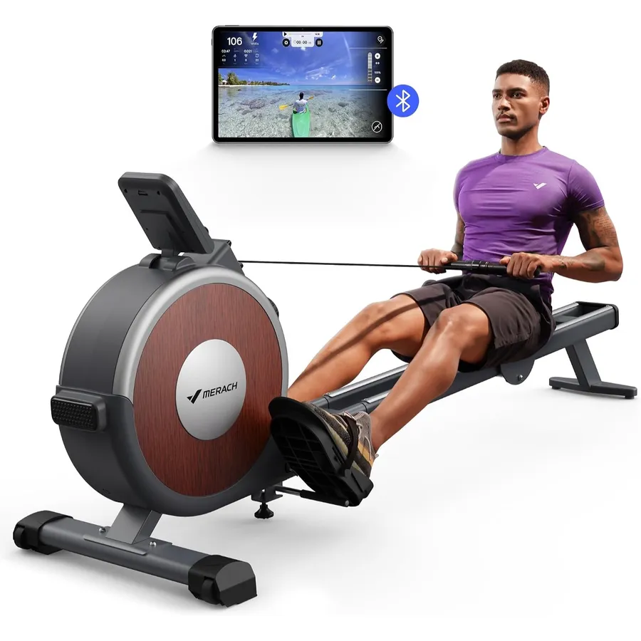 MERACH R02 - magnetic rowing machine, 16 levels
