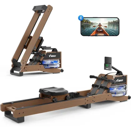 MERACH R23 - solid wood water rowing machine