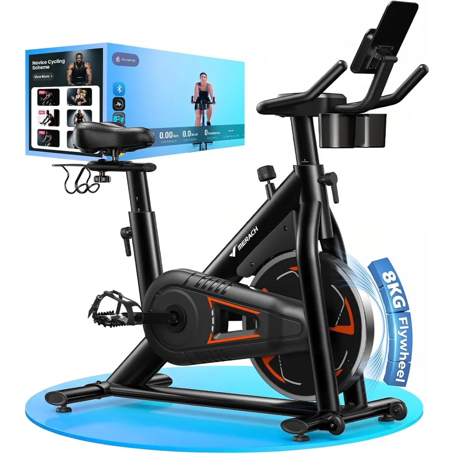 MERACH S36 - PRO magnetic exercise bike, 8 kg flywheel