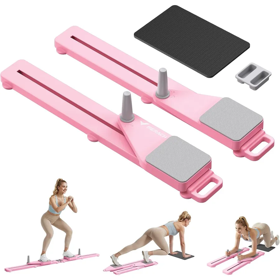 MERACH 2494P1 - Reformer de Pilates pliable 5 en 1
