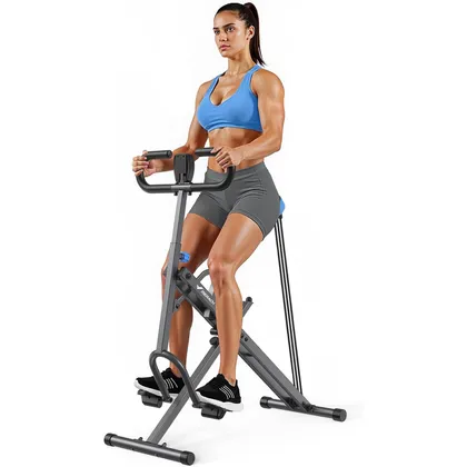 MERACH R07H1 - Machine à squats et rameur 2 en 1