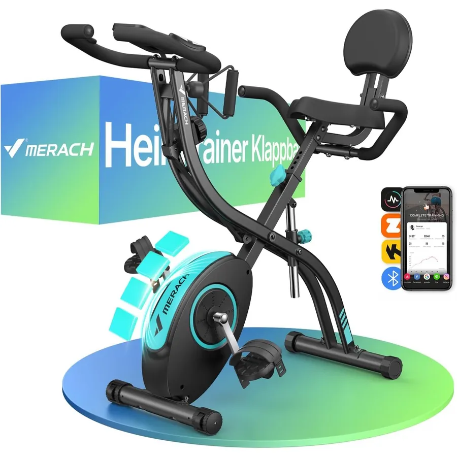 MERACH MR-S15B2 - Vélo d’appartement pliable 4 en 1