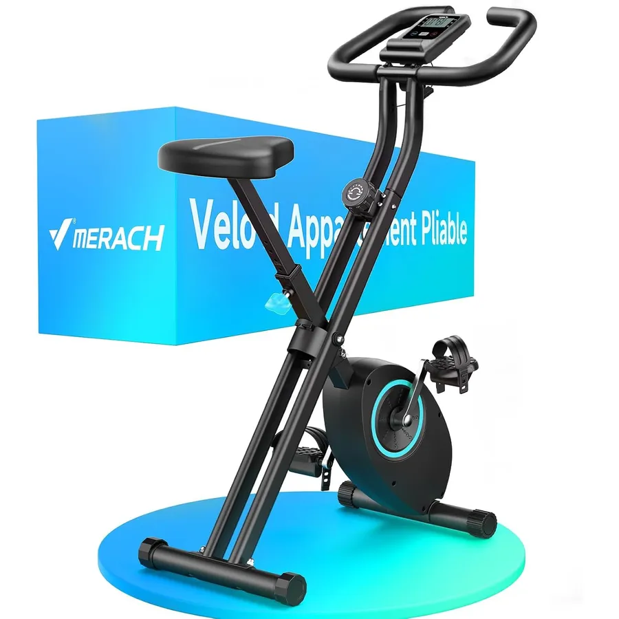 MERACH MR-S14L2 - Vélo d’appartement pliable compact