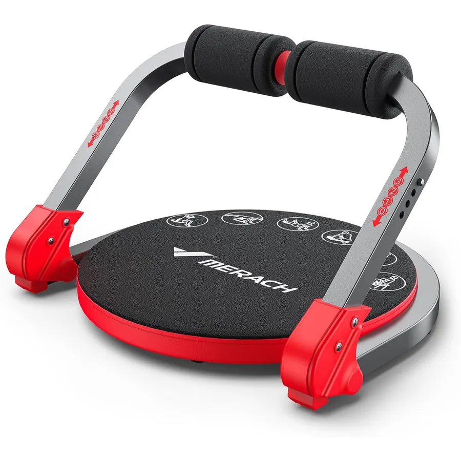 MERACH Core Ab Machine - Attrezzo per addominali 8 in 1